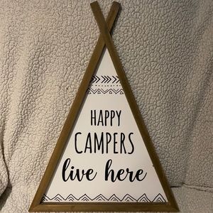 Happy Campers Sign